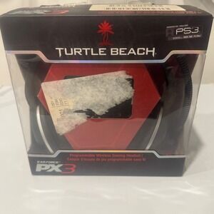 Turtle Beach Ear Force PX3 Wireless Gaming Headset PS3 Xbox 360 PC Mac -READ